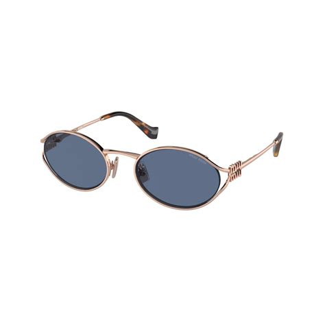 miu miu smu 52ys|Miu Miu™ MU 52YS Oval Sunglasses .